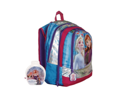 ZAINO SCUOLA ELEMENTARE ESTENSIBILE FROZEN II CON GIOCATTOLO