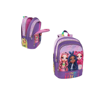 ZAINO SCUOLA ELEMENTARE RAINBOW HIGH